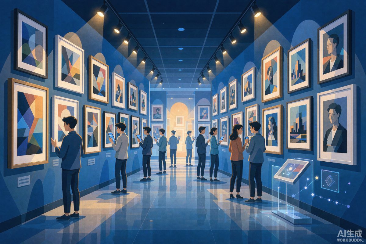 作品展厅四大展位全面开放:拇指形象 · 品牌LOGO · 数风流 · 客户自荐
